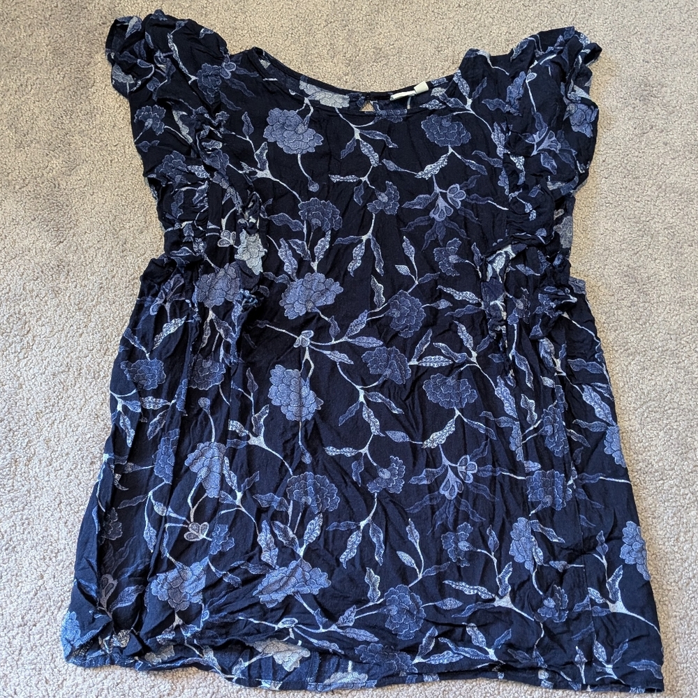 Gap women's floral blouse, size large